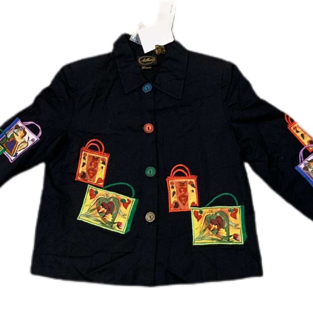 Handwoven Black Jacket